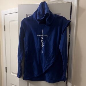 Blue Faith Hoodie
